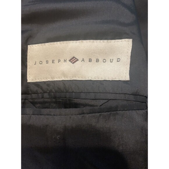 Joseph Abboud Men's Black‎ Wool Blazer 46L/W40 3 Button Made In UAS - Picture 3 of 9
